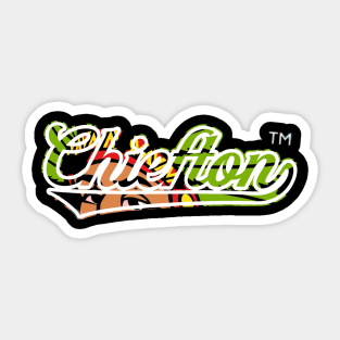 Chiefton letterhead Sticker